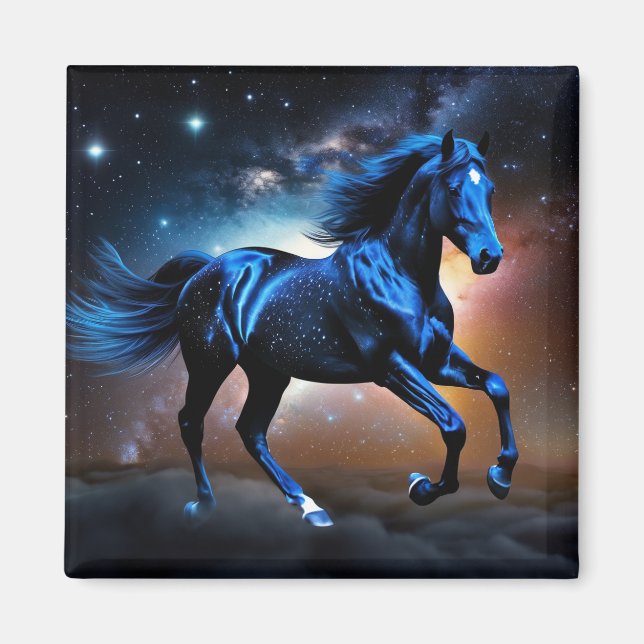 Íman Cavalo da Nuvem Estrelada (Frente)