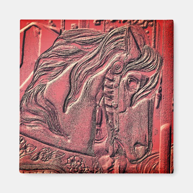 Íman Cavalo de Carrossel Arte  (Frente)