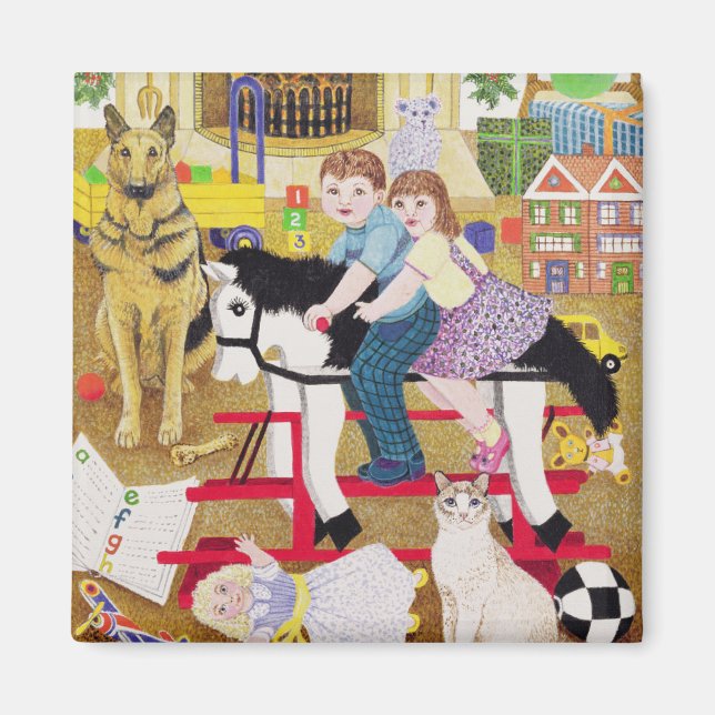 Íman Cavalo-de-coleira-cavalo (Frente)