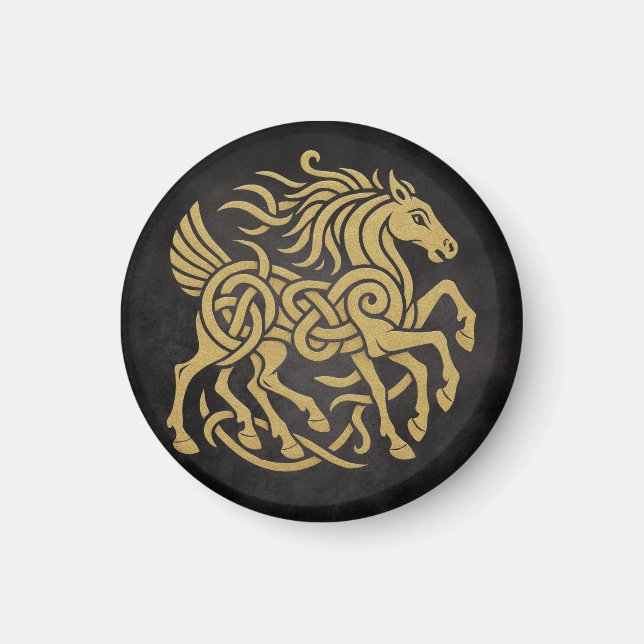 Íman Cavalo de Oito Pernas Sleipnir Mitologia Nórdica D (Frente)