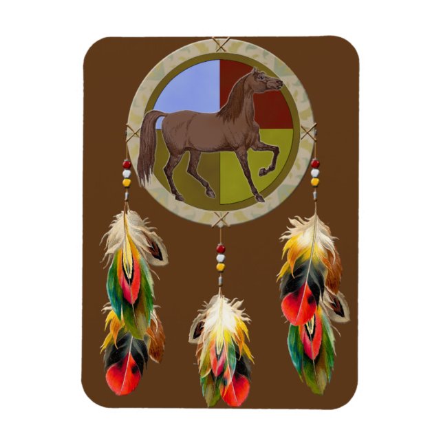 Íman Cavalo de Sonho Sortudo (Vertical)