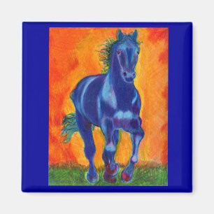 Íman Cavalo do azul de Brillian