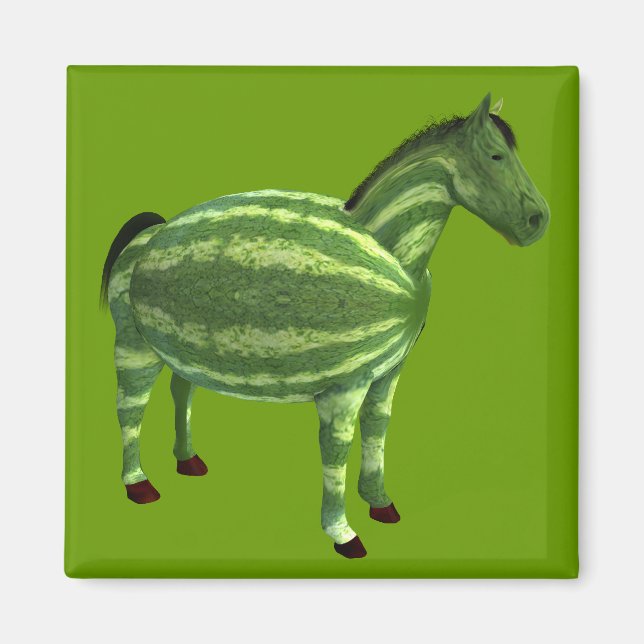 Íman Cavalo do Dia da Melancia Nacional (Frente)