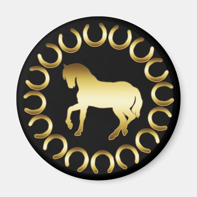 ÍMAN CAVALO DO OURO (Frente)