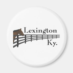 Íman Cavalo e cerca de Lexington Kentucky