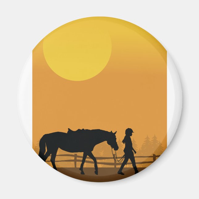 Íman Cavalo e Criança (Frente)