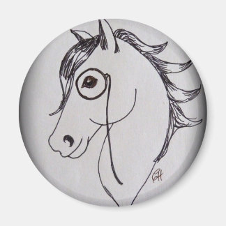 Íman Cavalo e monóculo