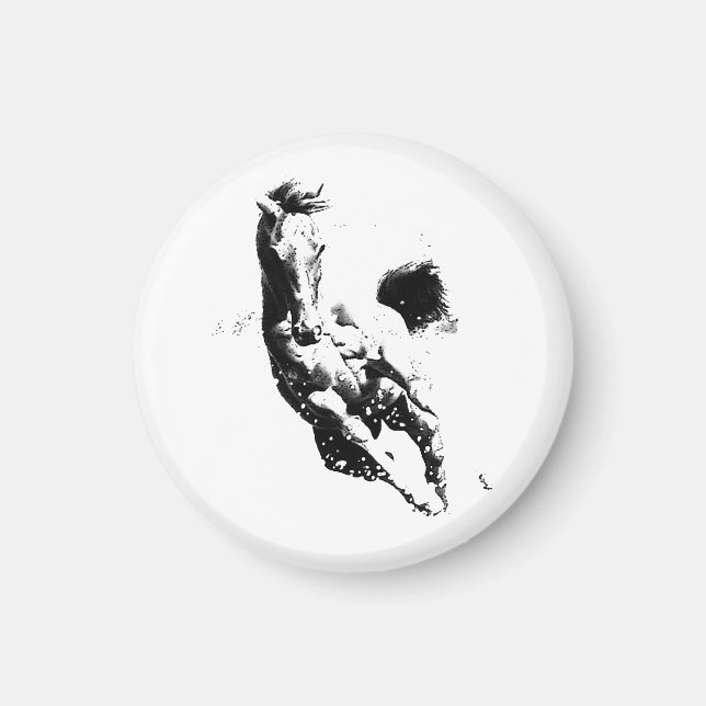 Íman Cavalo em Execução (Frente)