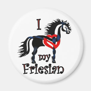 Íman cavalo frisético, design celta
