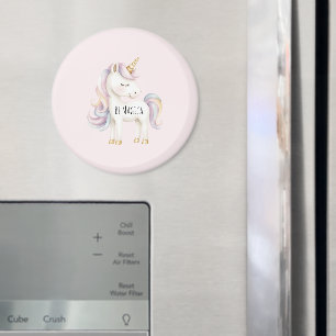 Íman Cavalo Mágico Roxo Rosa