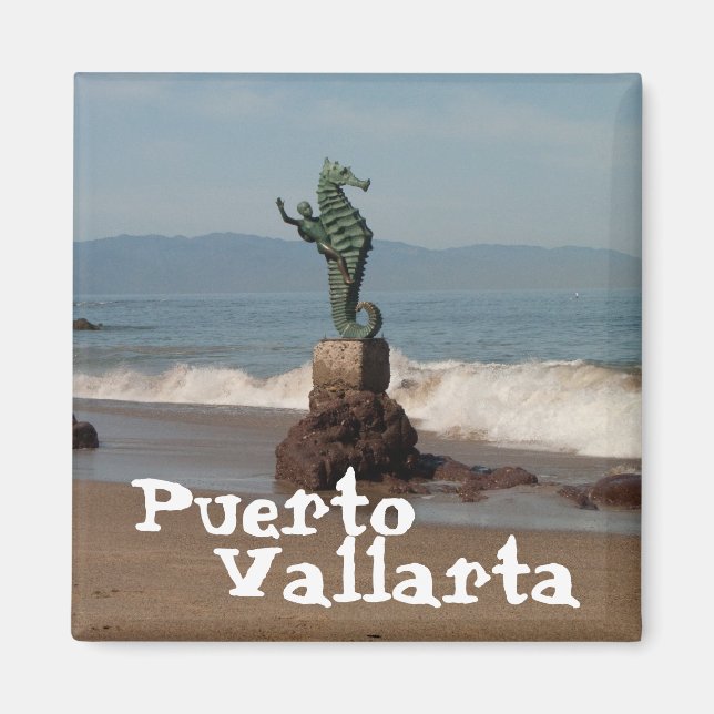 Íman Cavalo-marinho fora da água; México Souvenir (Frente)