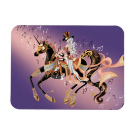 Íman Cavalo Mecânico Steampunk & Magnet Flexível para D