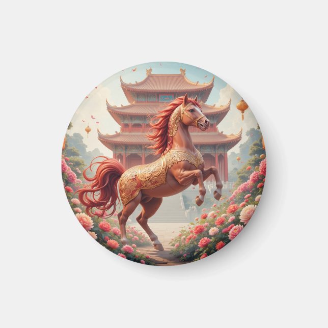 Íman Cavalo no ano da china  (Frente)