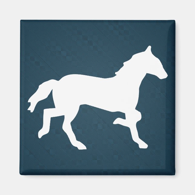 Íman cavalo simples (Frente)
