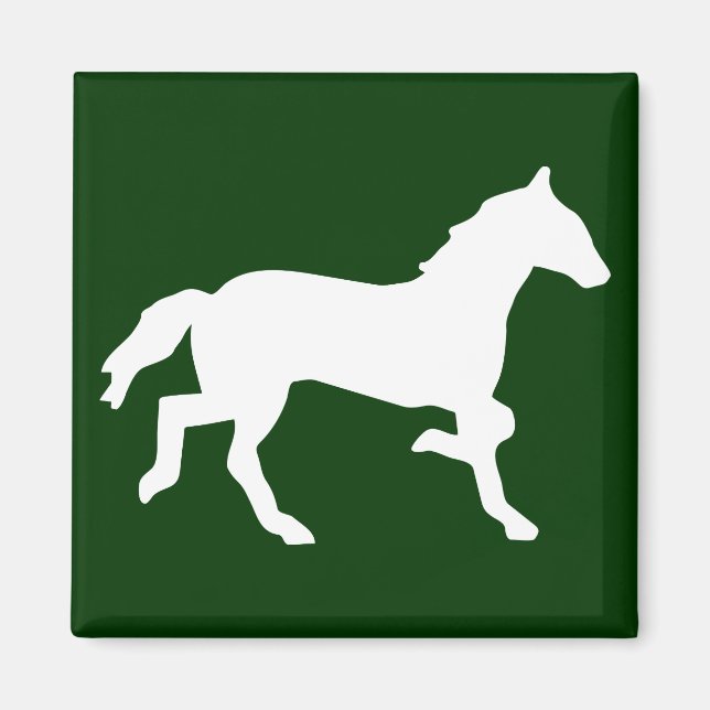 Íman cavalo simples (Frente)