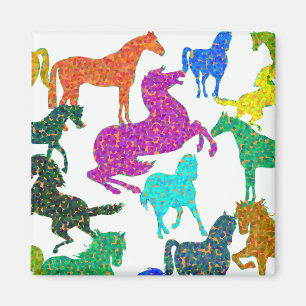 Íman Cavalos Arco-Íris - "Dotty sobre Cavalos!"