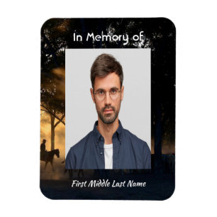 Íman Cavalos de Caminhada da Floresta do Memorial Keeps