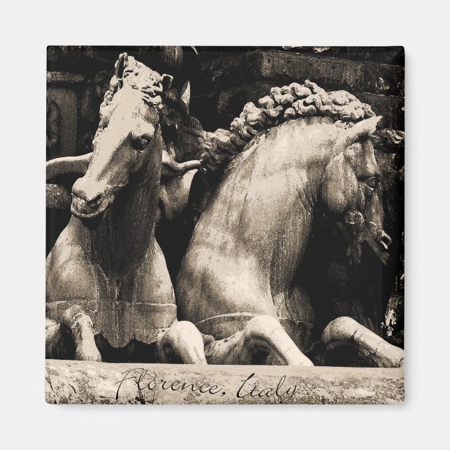 Íman Cavalos de Florença, Itália (Frente)