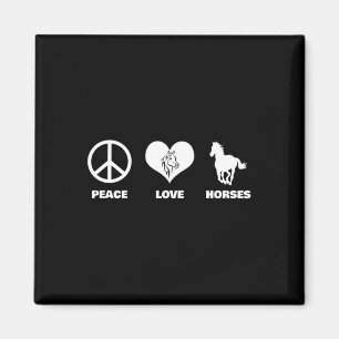 Íman Cavalos de Paz Equestres Cavaleiros Equestres