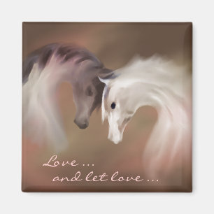 Íman "Cavalos de vidro, amor…" Ímã do ~