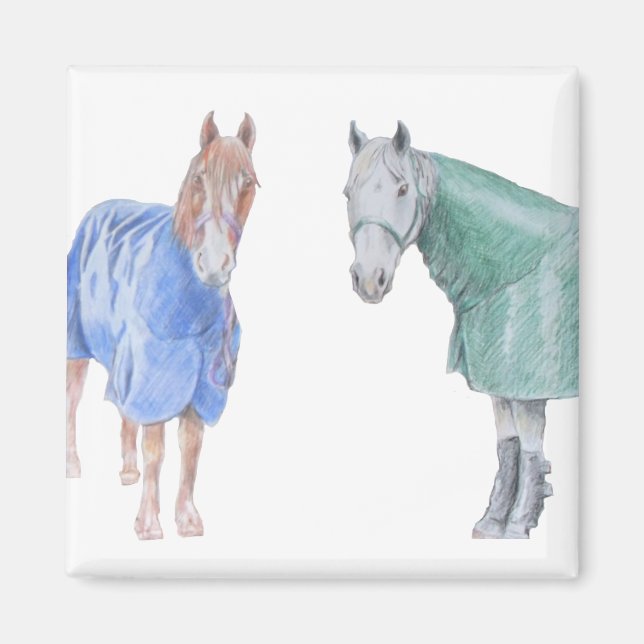 Íman Cavalos em Rugs (Frente)