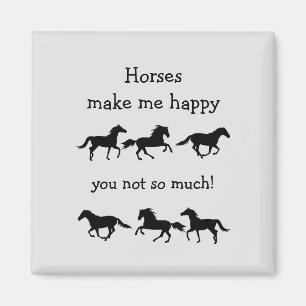 Íman Cavalos me fazem feliz você não é tão engraçado