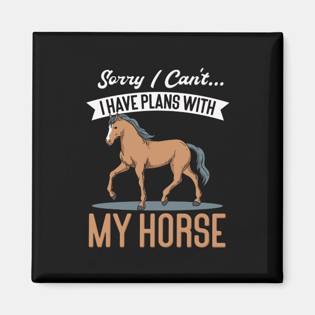 Íman Cavalos Ride Sayings (Frente)