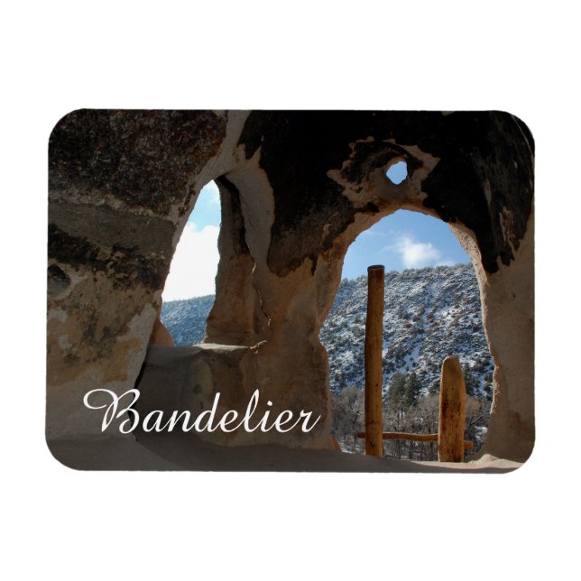 Íman Cavate Dwelling, Monumento Nacional Bandelier, NM (Horizontal)
