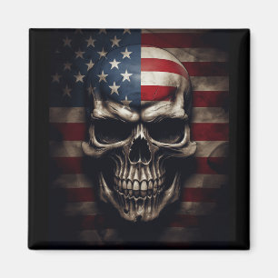 Íman Caveira da Bandeira Americana