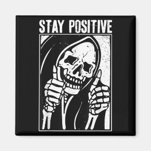 Íman Caveira Engraçada Mantenha O Esqueleto Positivo Do