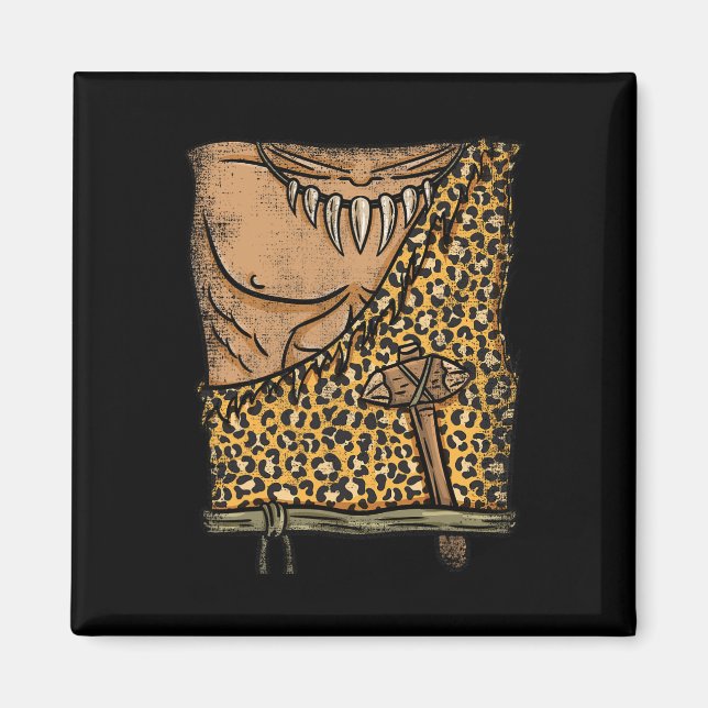 Íman Caveman Costume Halloween (Frente)