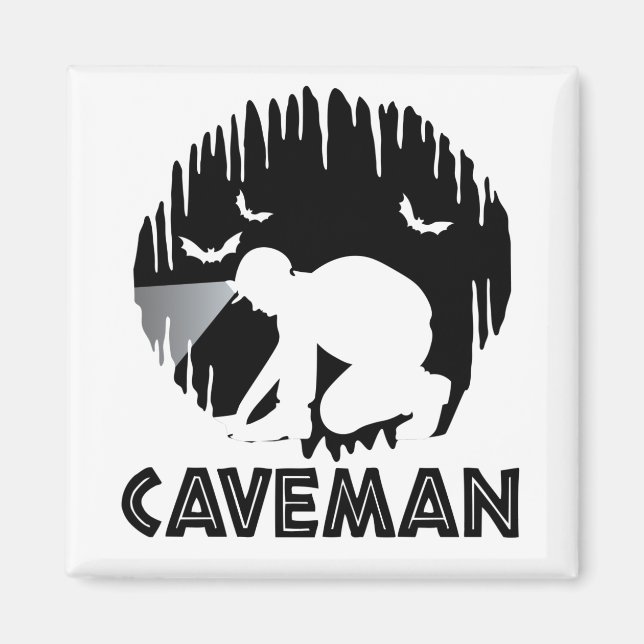 Íman Caveman - Espelhamento Engraçado (Frente)