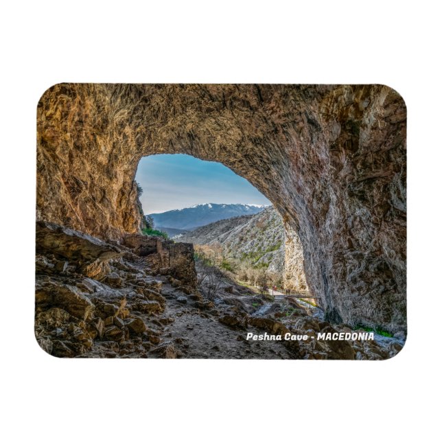 Íman Caverna de Peshna - Magnet da MACEDÔNIA (Horizontal)