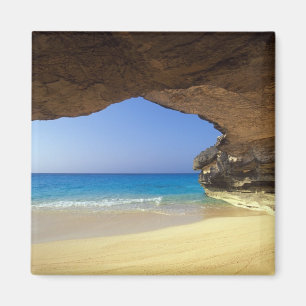Íman Caverna na Baía Francesa, Ilha de San Salvador,