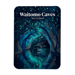 Íman Cavernas de Vaga-lumes de Waitomo Nova Zelândia