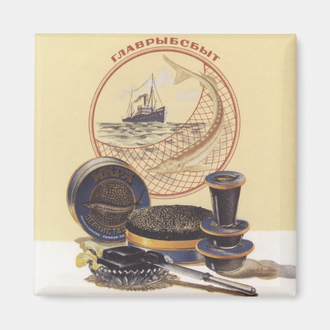 Íman Caviar Preto (Frente)