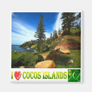 Íman CC - Ilhas Cocos e Keeling - Eu Amo