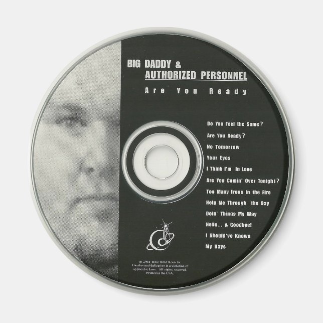 Íman CD do Magnet 5 - BD&AP "Está Pronto" (Frente)