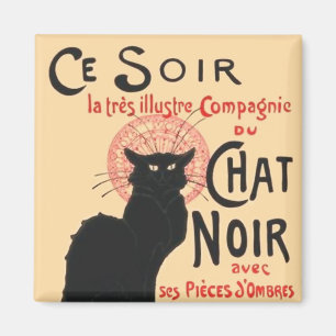 Íman Ce Soir Le Chat Noir, Théophile Steinlen