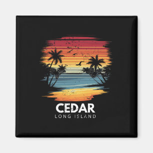Íman Cedar Beach Long Island Prancha de Surfe Surfismo