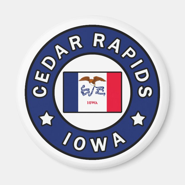 Íman Cedar Rapids Iowa (Frente)