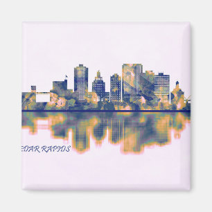 Íman Cedar Rapids Skyline