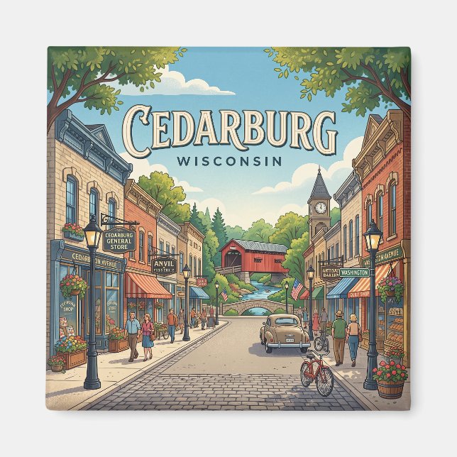 Íman Cedarburg, Wisconsin EUA (Frente)