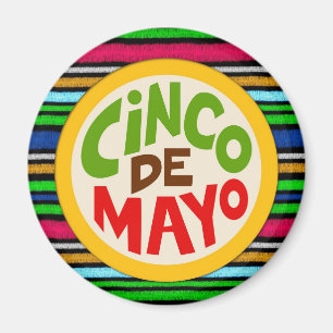 Íman Celebração Colorida Cinco de Mayo Fiesta