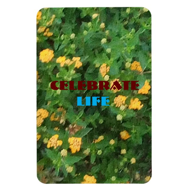 Íman Celebração da vida - ímã flexível (Vertical)