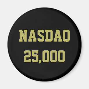 Íman Celebração das 25000 ações da NASDAQ
