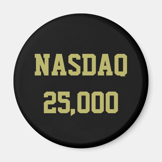 Íman Celebração das 25000 ações da NASDAQ (Frente)