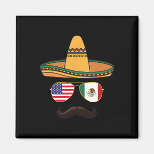 Íman Celebração de Cinco de Mayo Mexicano Americano 202