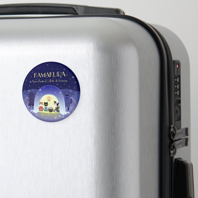 Íman Celebração de Neve de Edo-Neko (In Situ (Luggage))