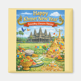 Íman Celebração do Ano Novo Khmer-Sousdey Chnam Thmey